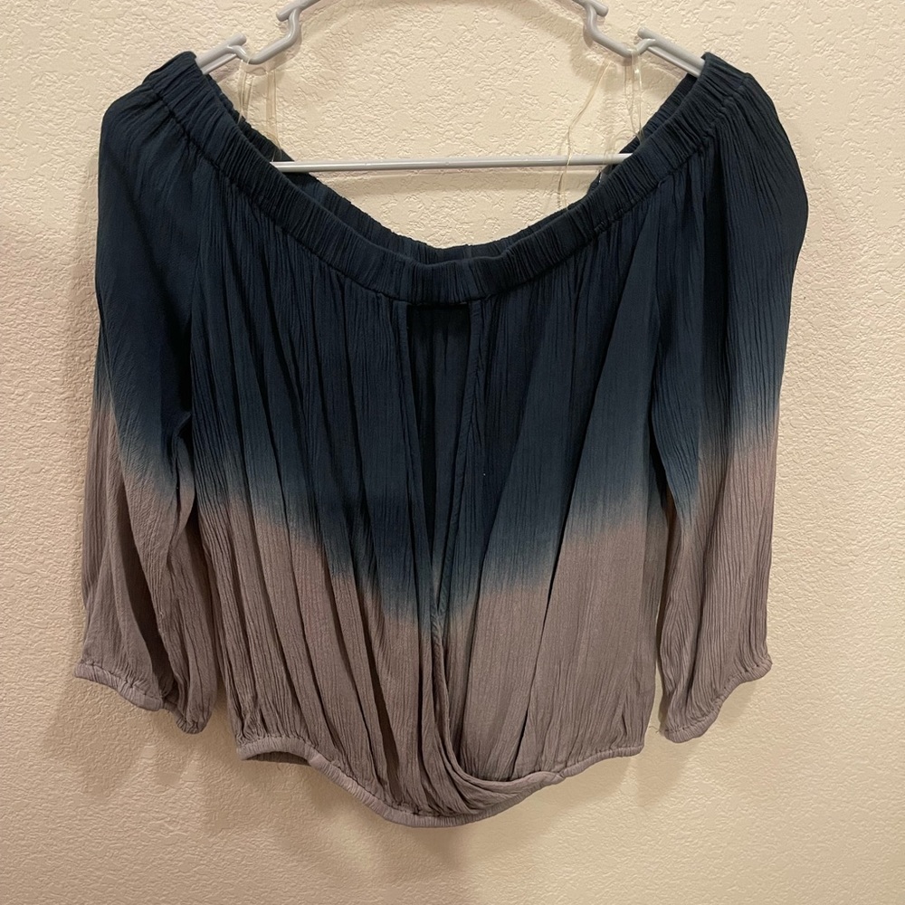 Charlotte Russe tie dyed woman’s blouse size small.
